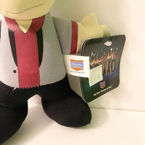 2016 Bleacher  Creatures Suicide Squad The Joker 7 Inch Plush Stuffed Toy - Picture 7 of 13